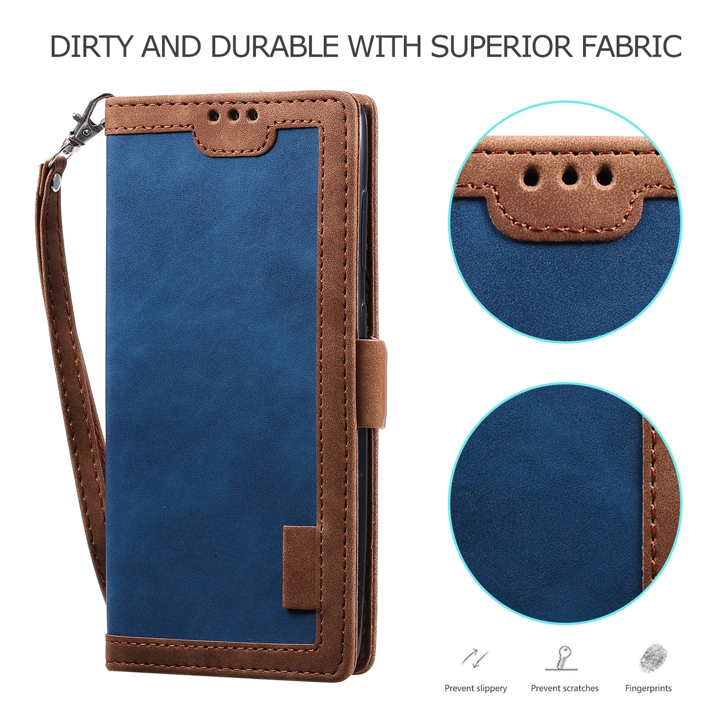 Retro Style Splicing Leather Cover Wallet Case for Xiaomi Mi 10T 5G / Mi 10T Pro 5G / Redmi K30S