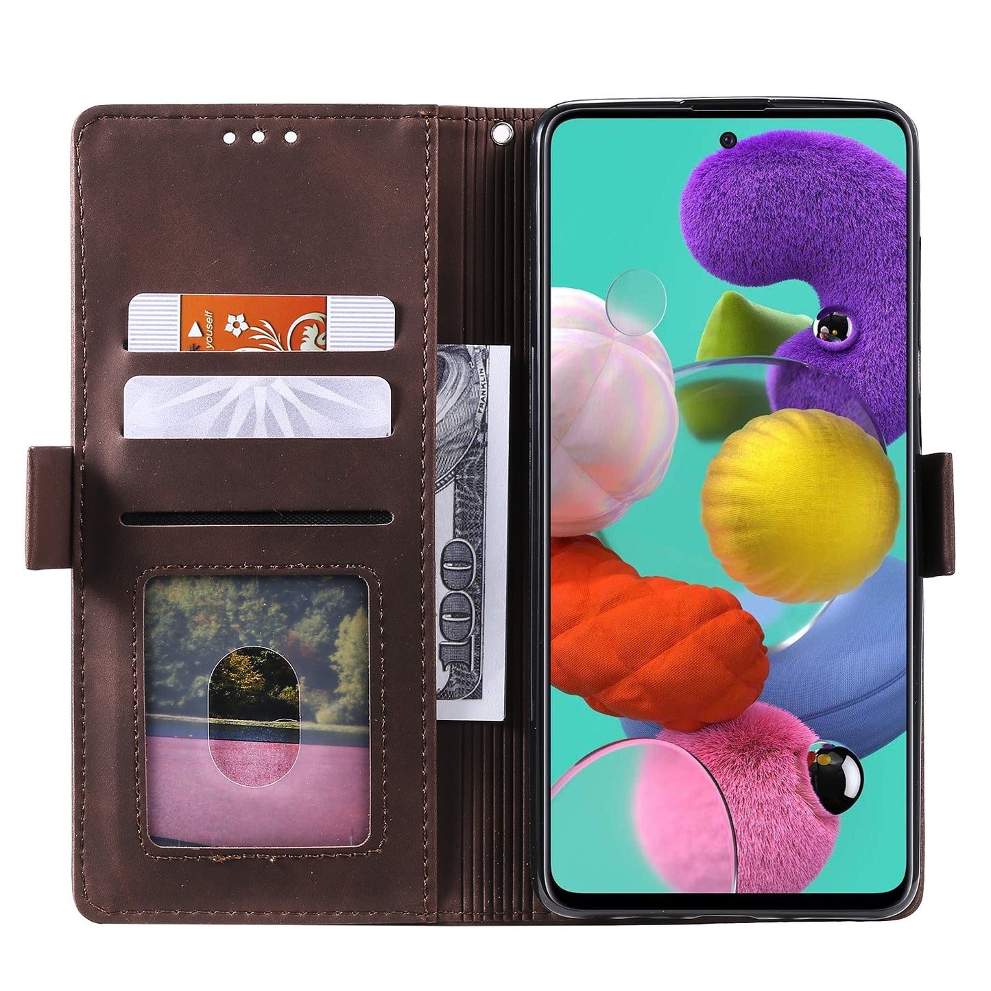 Retro Style Splicing Leather Cover Wallet Case for Xiaomi Mi 10T 5G / Mi 10T Pro 5G / Redmi K30S