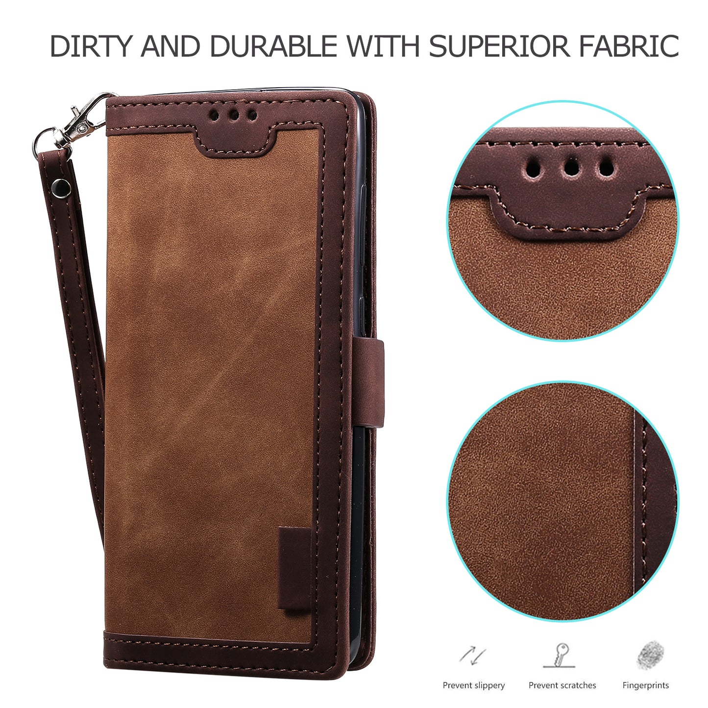 Retro Style Splicing Leather Cover Wallet Case for Xiaomi Mi 10T 5G / Mi 10T Pro 5G / Redmi K30S