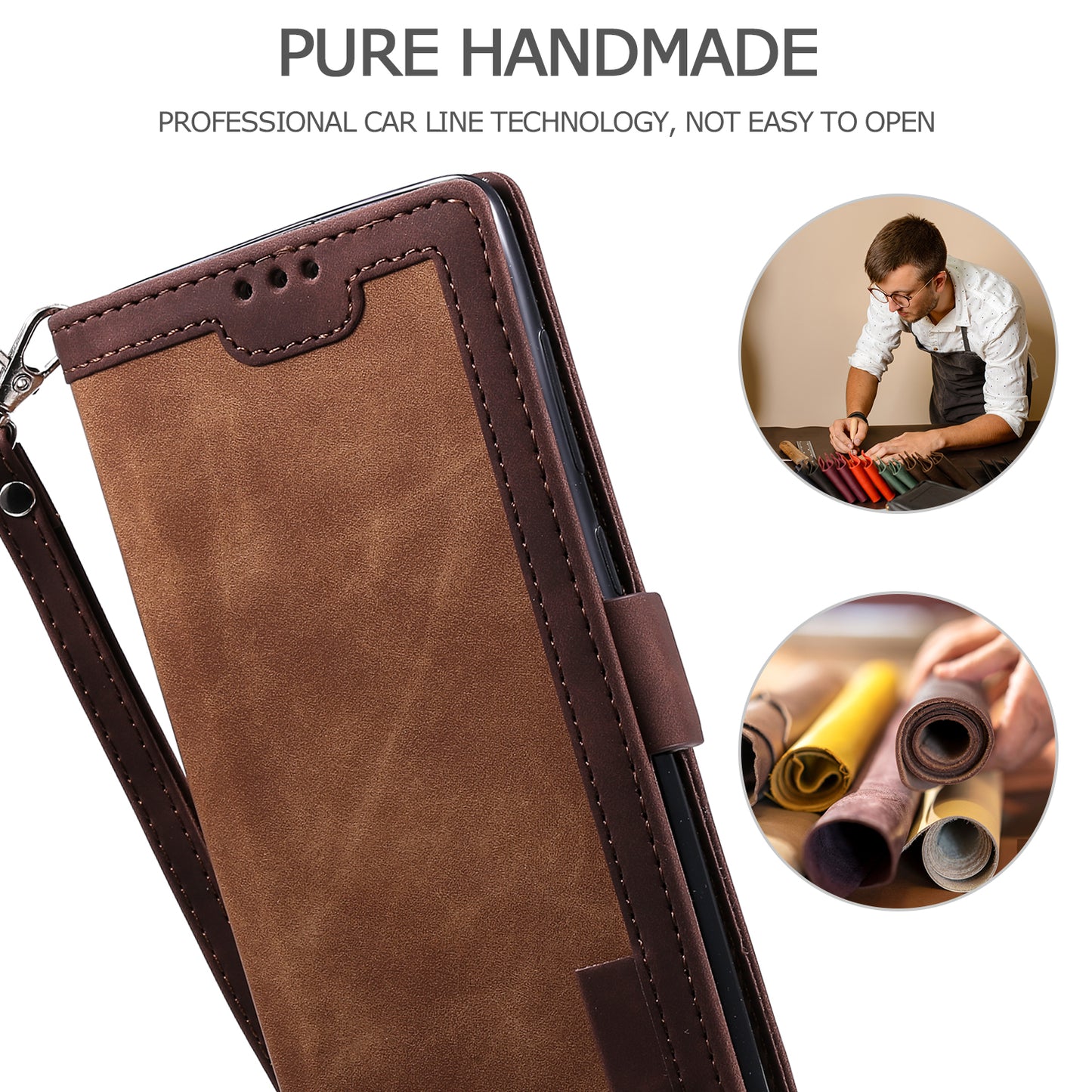 Retro Style Splicing Leather Cover Wallet Case for Xiaomi Mi 10T 5G / Mi 10T Pro 5G / Redmi K30S