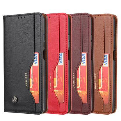 Magnetic Leather Cover Wallet Stand Phone Shell with Inner Wallet and Outer Card Holder for Xiaomi Mi 10T Lite 5G/Redmi Note 9 Pro 5G/Mi 10i 5G