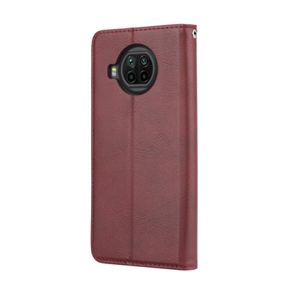 Magnetic Leather Cover Wallet Stand Phone Shell with Inner Wallet and Outer Card Holder for Xiaomi Mi 10T Lite 5G/Redmi Note 9 Pro 5G/Mi 10i 5G