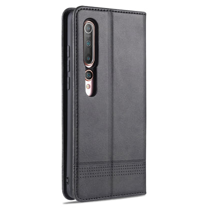 AZNS Auto-absorbed Leather Wallet Stand Case for Xiaomi Mi 10/10 Pro Phone Cover