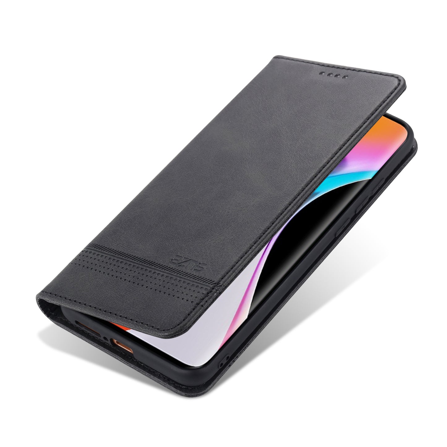 AZNS Auto-absorbed Leather Wallet Stand Case for Xiaomi Mi 10/10 Pro Phone Cover