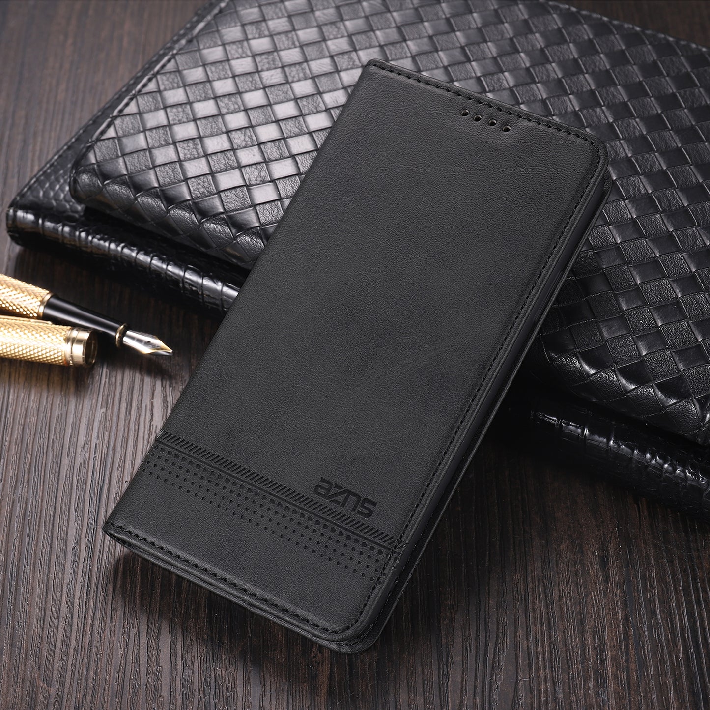 AZNS Auto-absorbed Leather Wallet Stand Case for Xiaomi Mi 10/10 Pro Phone Cover