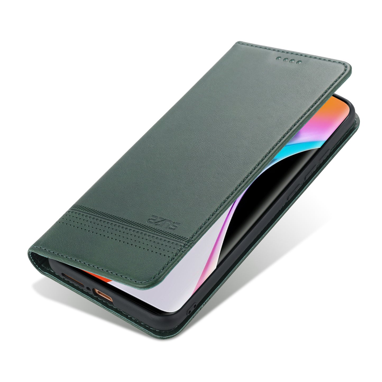 AZNS Auto-absorbed Leather Wallet Stand Case for Xiaomi Mi 10/10 Pro Phone Cover