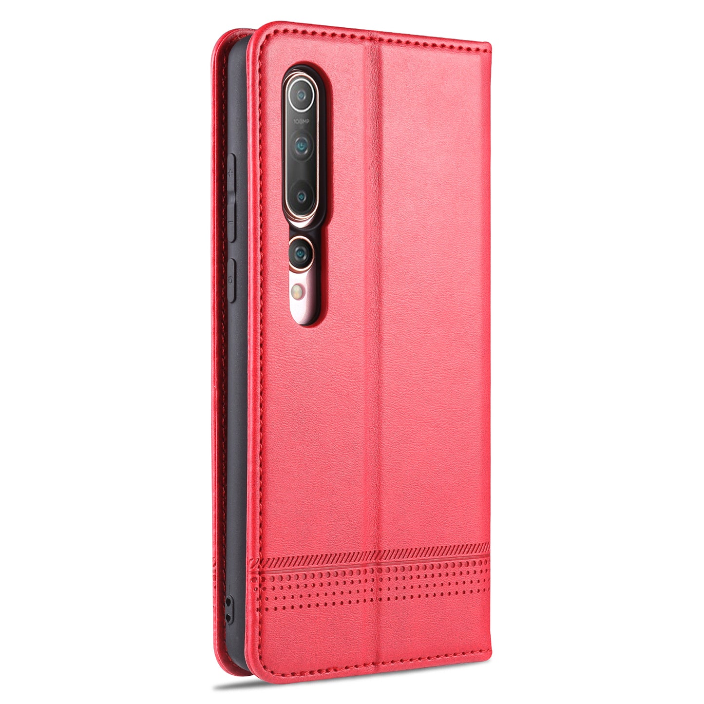 AZNS Auto-absorbed Leather Wallet Stand Case for Xiaomi Mi 10/10 Pro Phone Cover