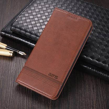 AZNS Auto-absorbed Leather Wallet Stand Case for Xiaomi Mi 10/10 Pro Phone Cover