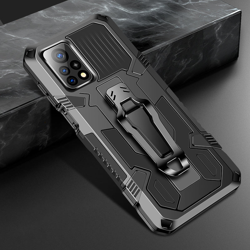 Belt Clip Kickstand Plastic + TPU Hybrid Protector Case for Xiaomi Mi 10T 5G/10T Pro 5G/Redmi K30S