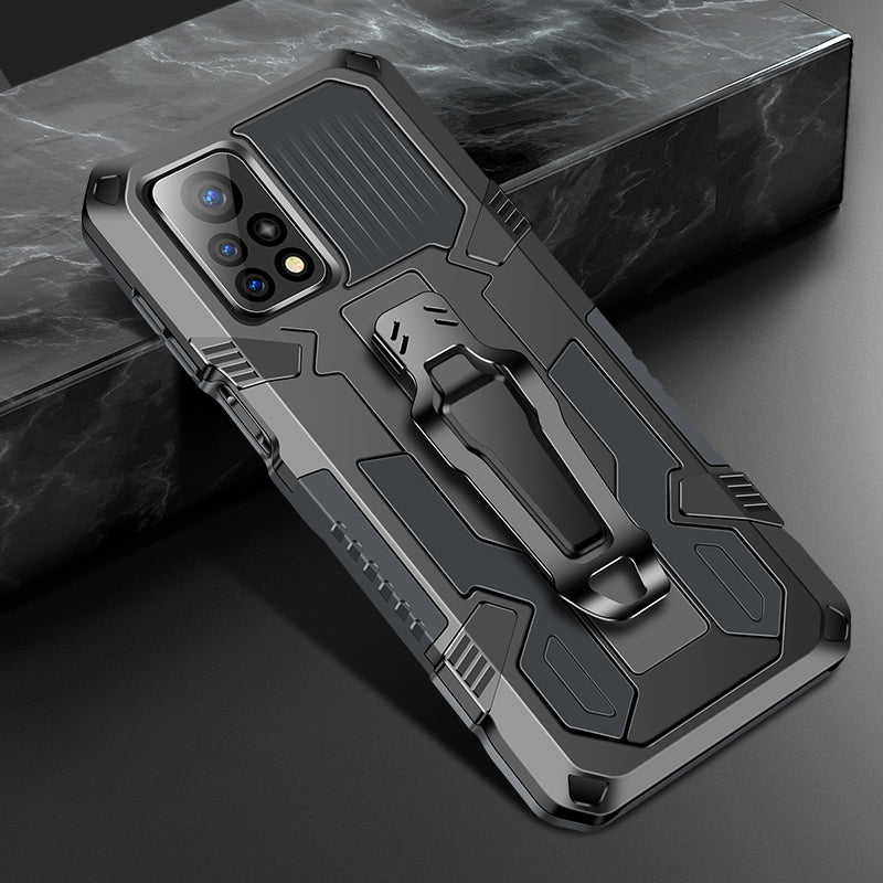 Belt Clip Kickstand Plastic + TPU Hybrid Protector Case for Xiaomi Mi 10T 5G/10T Pro 5G/Redmi K30S