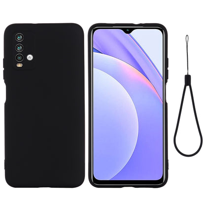 Shockproof Soft Liquid Silicone Cover Case for Xiaomi Redmi Note 9 4G (Qualcomm 662)/ Redmi 9 Power/Redmi 9T