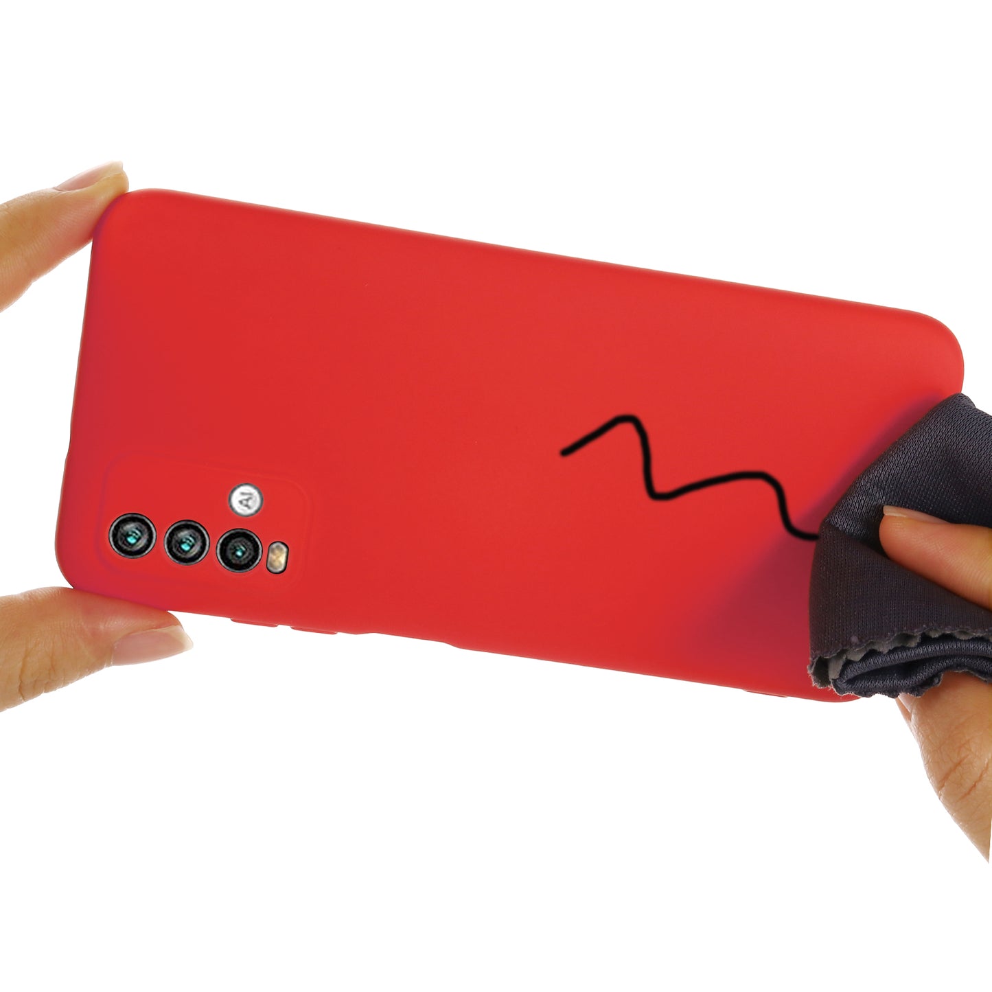 Shockproof Soft Liquid Silicone Cover Case for Xiaomi Redmi Note 9 4G (Qualcomm 662)/ Redmi 9 Power/Redmi 9T