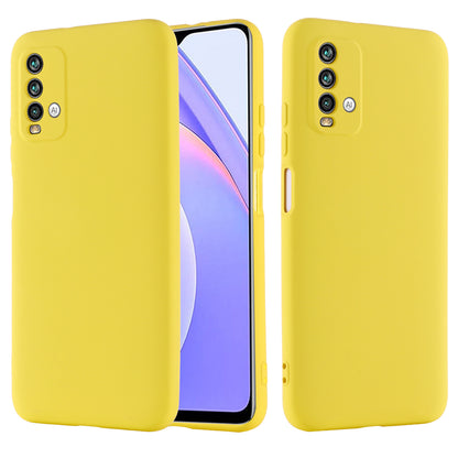 Shockproof Soft Liquid Silicone Cover Case for Xiaomi Redmi Note 9 4G (Qualcomm 662)/ Redmi 9 Power/Redmi 9T