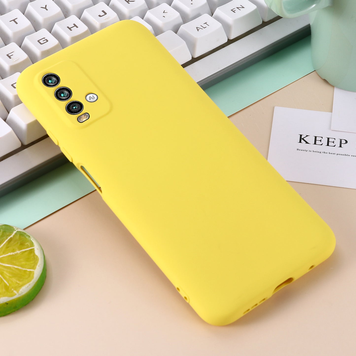 Shockproof Soft Liquid Silicone Cover Case for Xiaomi Redmi Note 9 4G (Qualcomm 662)/ Redmi 9 Power/Redmi 9T