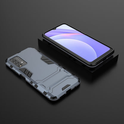 2-in-1 Plastic TPU Hybrid Kickstand Case Shell for Xiaomi Redmi Note 9 4G (Qualcomm Snapdragon 662)/9 Power/9T