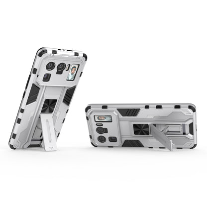 Well-Protected PC + TPU Combo Shockproof Phone Case with Kickstand Design for Xiaomi Mi 11 Ultra