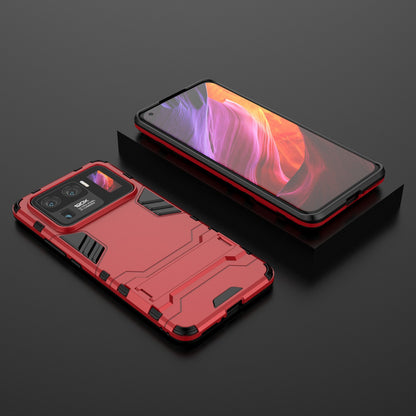 2 in 1 Hybrid Phone Protector Full Protection Cover Case with Kickstand Design for Xiaomi Mi 11 Ultra