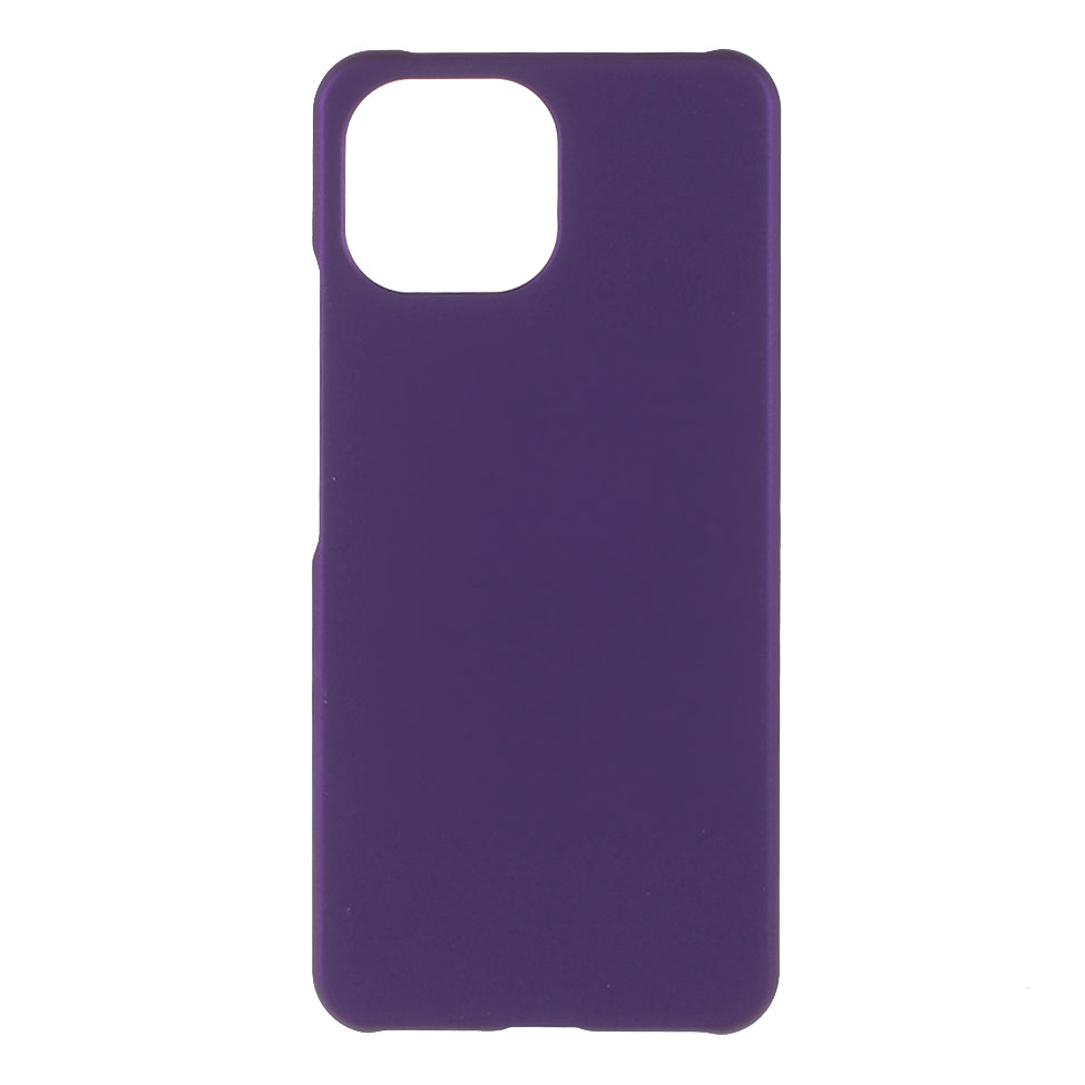 Comfortable Touch Rubberized Plastic Hard Back Cover for Xiaomi Mi 11 Lite 4G / 5G / 11 Lite 5G NE