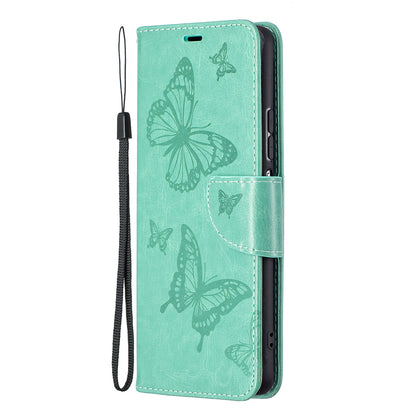 Imprint Butterflies Flower Wallet Stand Leather Case for Xiaomi Mi 11i / Poco F3 / Redmi K40 Pro / Redmi K40 / Redmi K40 Pro+