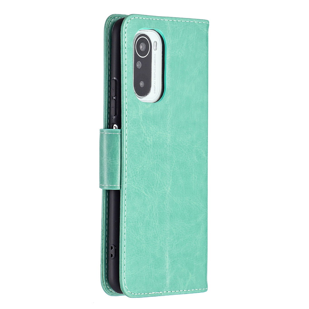 Imprint Butterflies Flower Wallet Stand Leather Case for Xiaomi Mi 11i / Poco F3 / Redmi K40 Pro / Redmi K40 / Redmi K40 Pro+