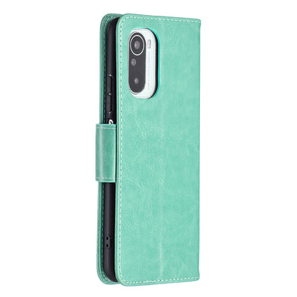 Imprint Butterflies Flower Wallet Stand Leather Case for Xiaomi Mi 11i / Poco F3 / Redmi K40 Pro / Redmi K40 / Redmi K40 Pro+