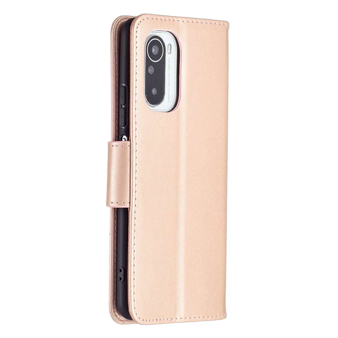 Imprint Butterflies Flower Wallet Stand Leather Case for Xiaomi Mi 11i / Poco F3 / Redmi K40 Pro / Redmi K40 / Redmi K40 Pro+