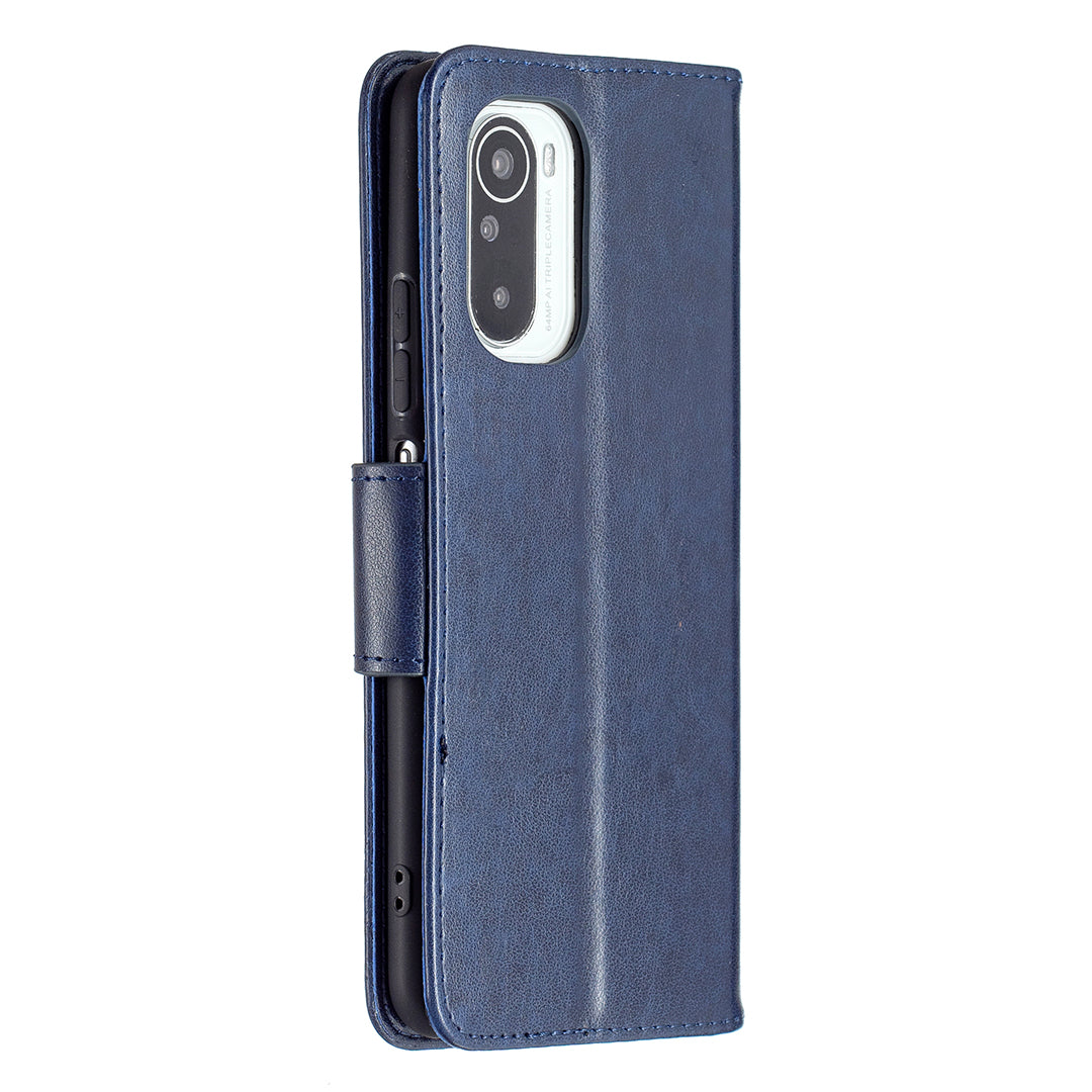 Imprint Butterflies Flower Wallet Stand Leather Case for Xiaomi Mi 11i / Poco F3 / Redmi K40 Pro / Redmi K40 / Redmi K40 Pro+