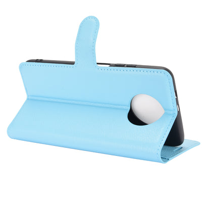 Wallet Design Folio Flip Litchi Texture Leather Phone Case with Stand for Xiaomi Redmi Note 9 5G/Note 9T 5G