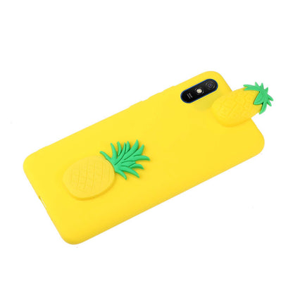 Cute 3D Doll Decor TPU Phone Cover Case for Xiaomi Redmi 9A