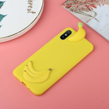 Cute 3D Doll Decor TPU Phone Cover Case for Xiaomi Redmi 9A