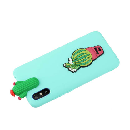 Cute 3D Doll Decor TPU Phone Cover Case for Xiaomi Redmi 9A