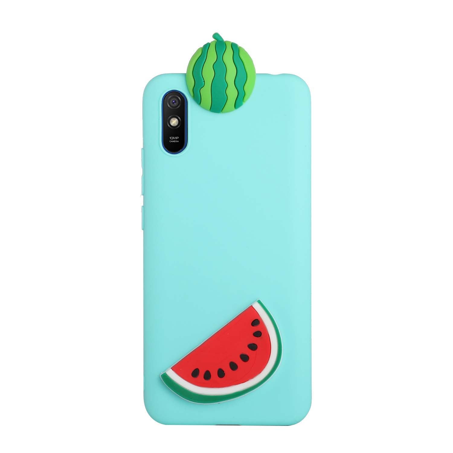 Cute 3D Doll Decor TPU Phone Cover Case for Xiaomi Redmi 9A