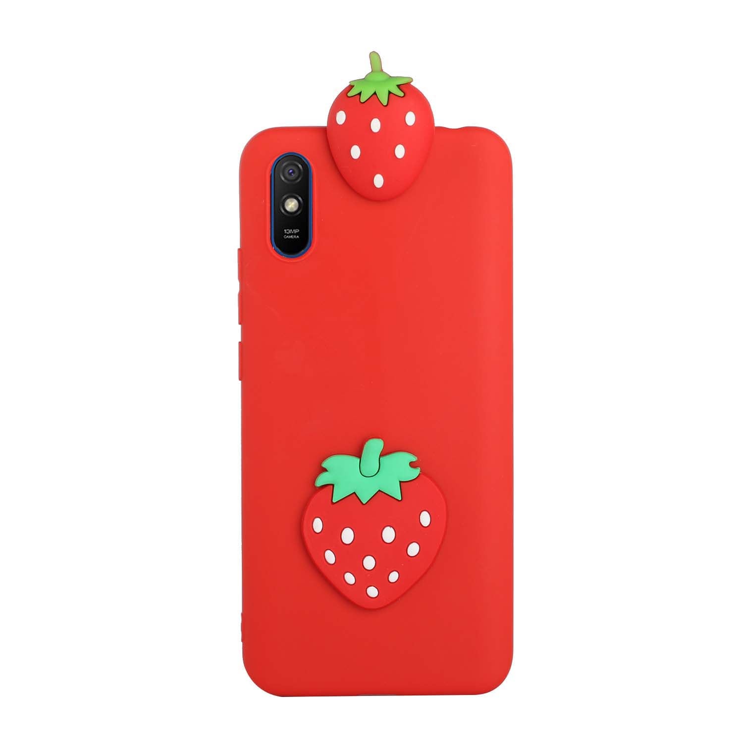Cute 3D Doll Decor TPU Phone Cover Case for Xiaomi Redmi 9A