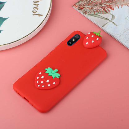 Cute 3D Doll Decor TPU Phone Cover Case for Xiaomi Redmi 9A