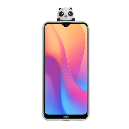Cute 3D Doll Decor TPU Phone Cover Case for Xiaomi Redmi 9A