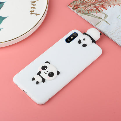 Cute 3D Doll Decor TPU Phone Cover Case for Xiaomi Redmi 9A