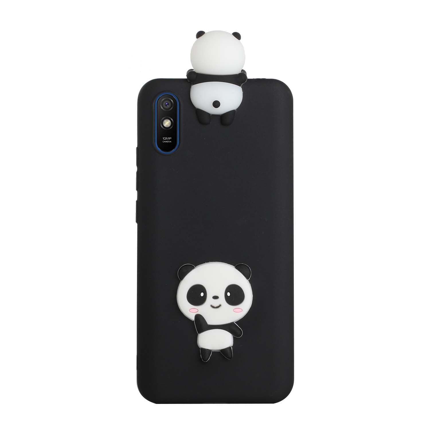 Cute 3D Doll Decor TPU Phone Cover Case for Xiaomi Redmi 9A