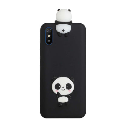 Cute 3D Doll Decor TPU Phone Cover Case for Xiaomi Redmi 9A