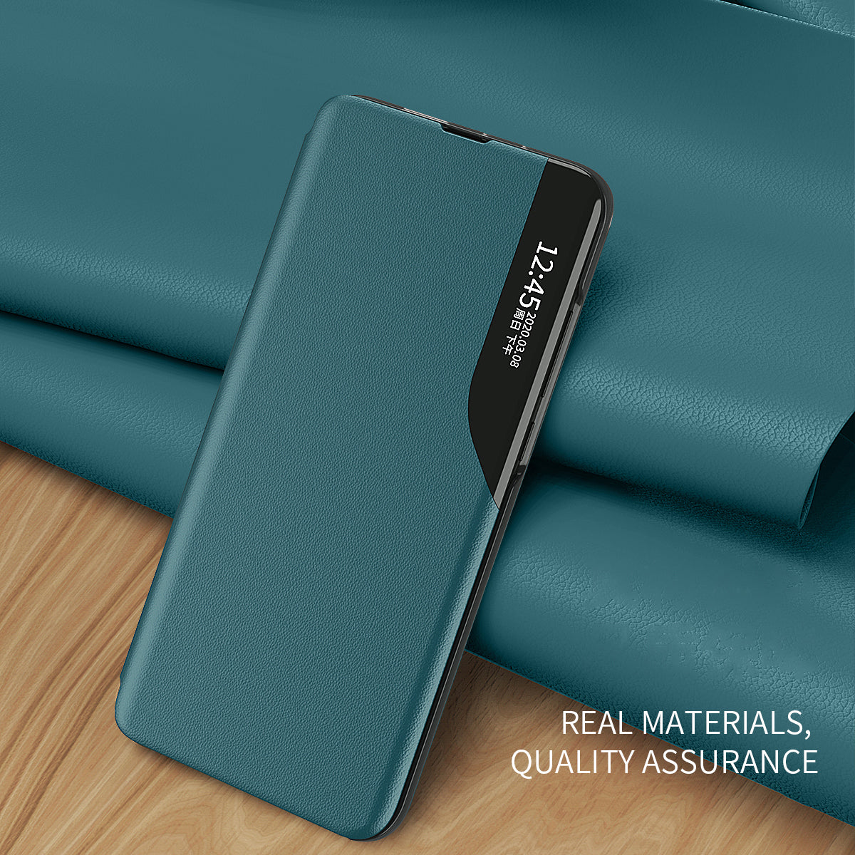 Folio Flip Leather Phone Stand Case Cover with View Window for Xiaomi Mi 11 Lite 4G / 5G / 11 Lite 5G NE