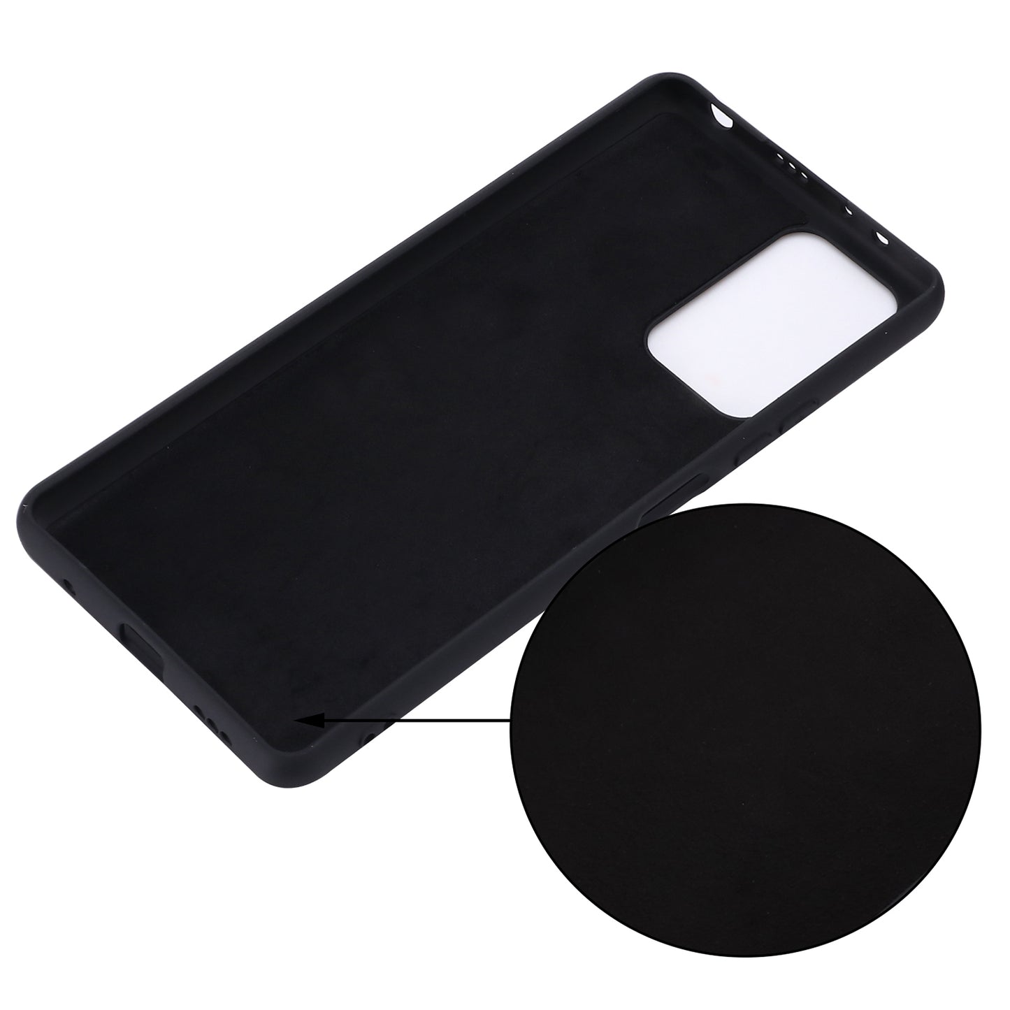 Liquid Silicone Soft Cover Case with Handy Strap for Xiaomi Redmi Note 10 Pro Max / Redmi Note 10 Pro