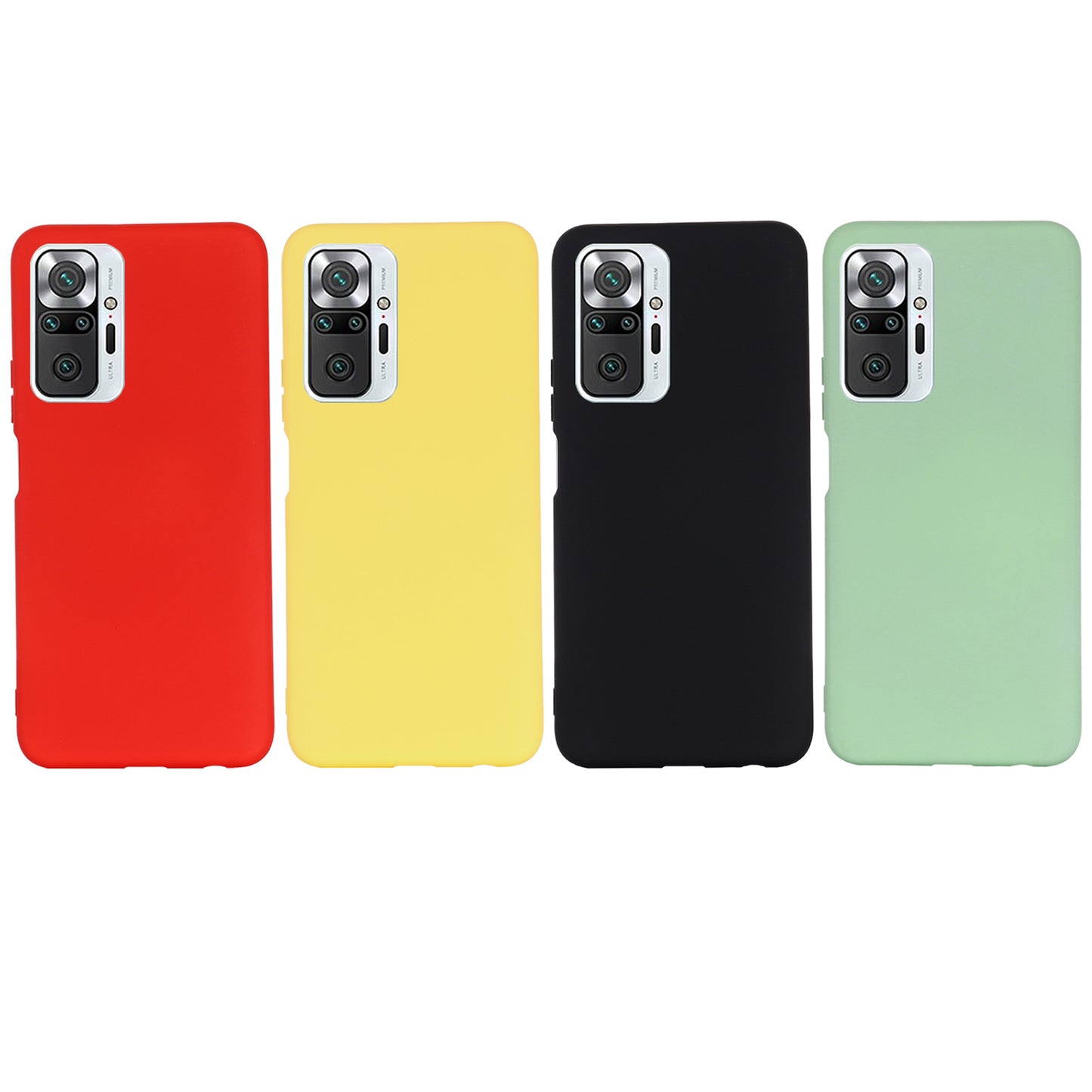 Liquid Silicone Soft Cover Case with Handy Strap for Xiaomi Redmi Note 10 Pro Max / Redmi Note 10 Pro