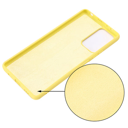 Liquid Silicone Soft Cover Case with Handy Strap for Xiaomi Redmi Note 10 Pro Max / Redmi Note 10 Pro