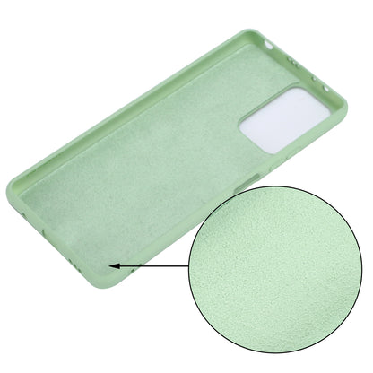 Liquid Silicone Soft Cover Case with Handy Strap for Xiaomi Redmi Note 10 Pro Max / Redmi Note 10 Pro