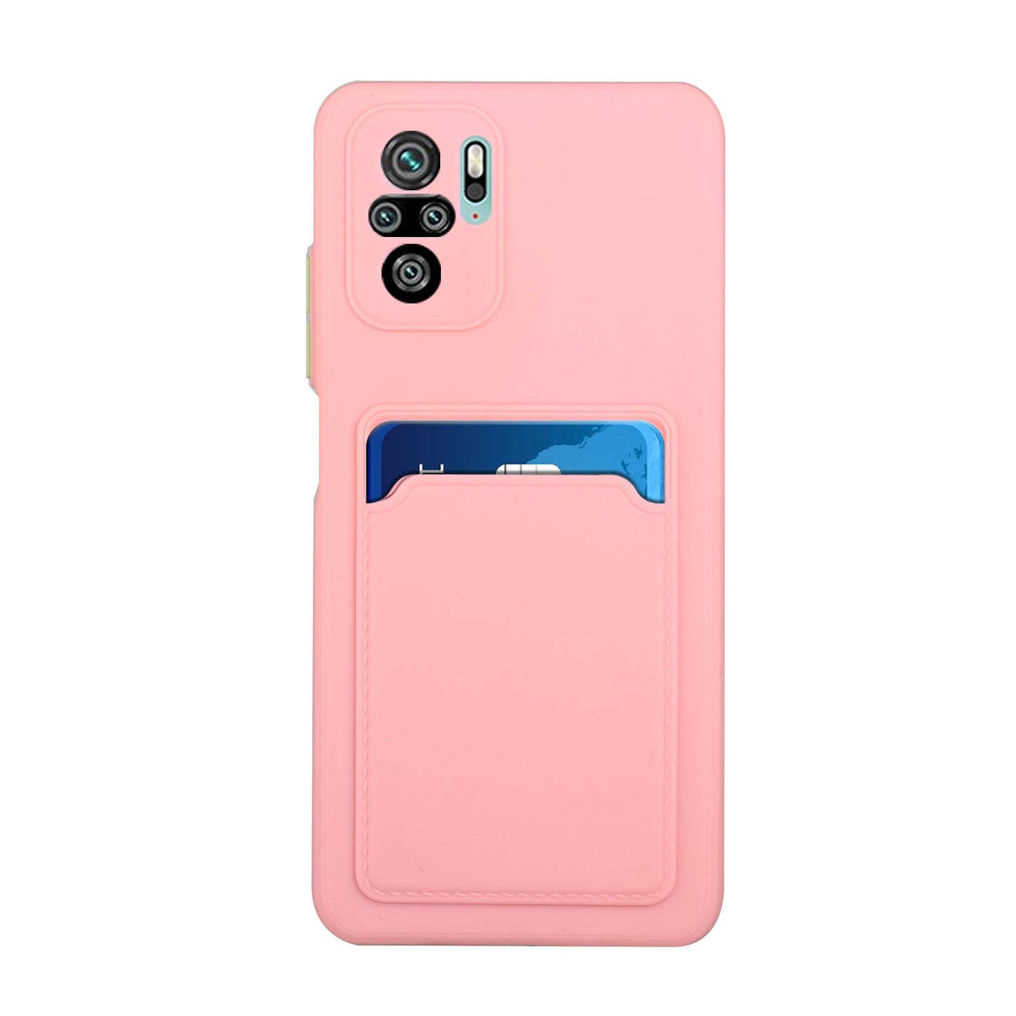 Soft TPU Phone Case Cover with Card Slot for Xiaomi Redmi Note 10 4G / Redmi Note 10S / Poco M5s 4G