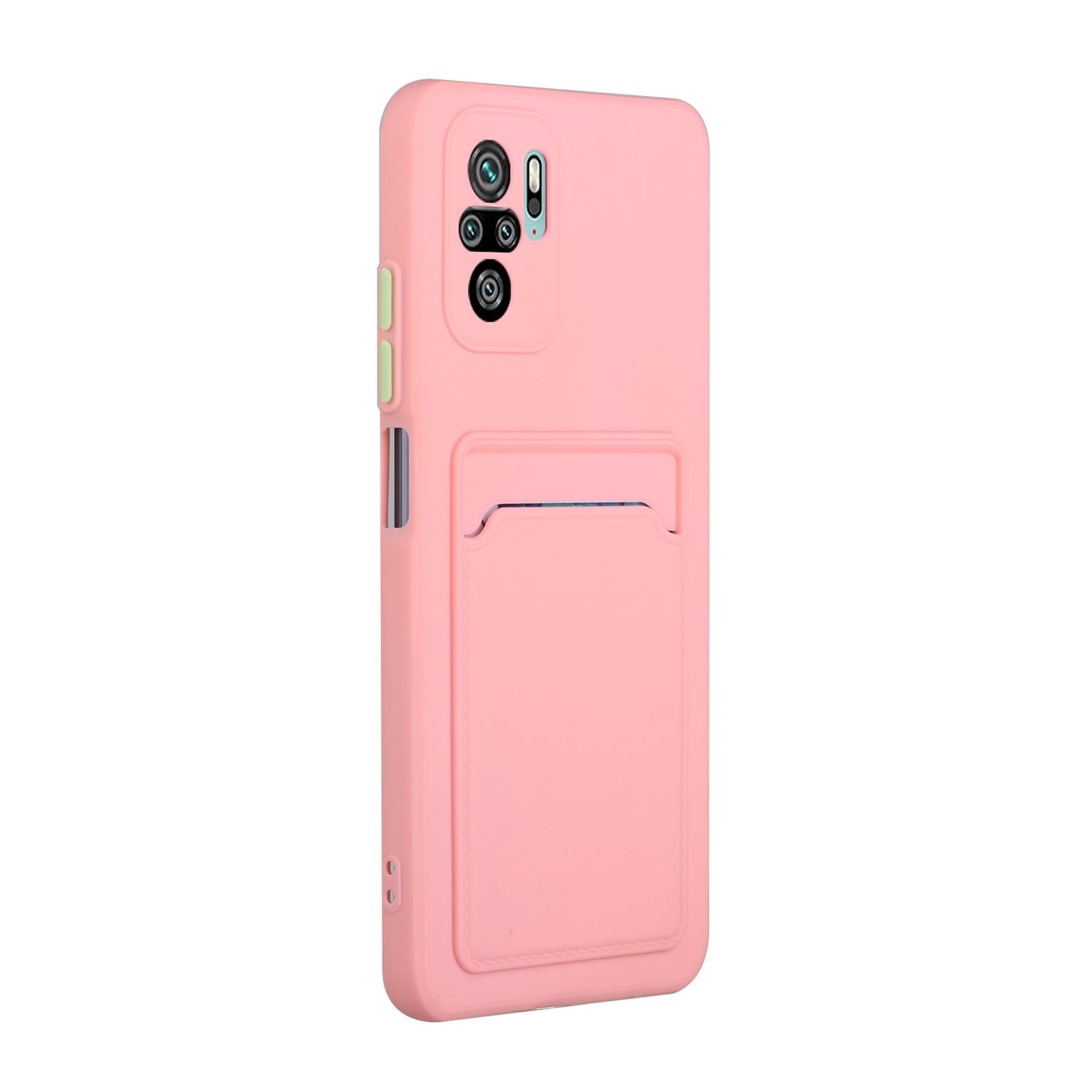 Soft TPU Phone Case Cover with Card Slot for Xiaomi Redmi Note 10 4G / Redmi Note 10S / Poco M5s 4G