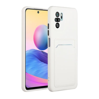 Soft TPU Phone Case Cover with Card Slot for Xiaomi Redmi Note 10 4G / Redmi Note 10S / Poco M5s 4G