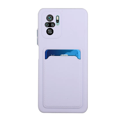 Soft TPU Phone Case Cover with Card Slot for Xiaomi Redmi Note 10 4G / Redmi Note 10S / Poco M5s 4G