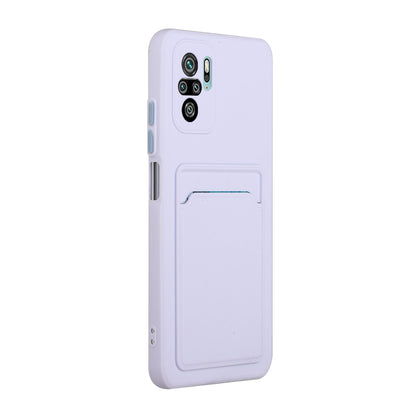 Soft TPU Phone Case Cover with Card Slot for Xiaomi Redmi Note 10 4G / Redmi Note 10S / Poco M5s 4G