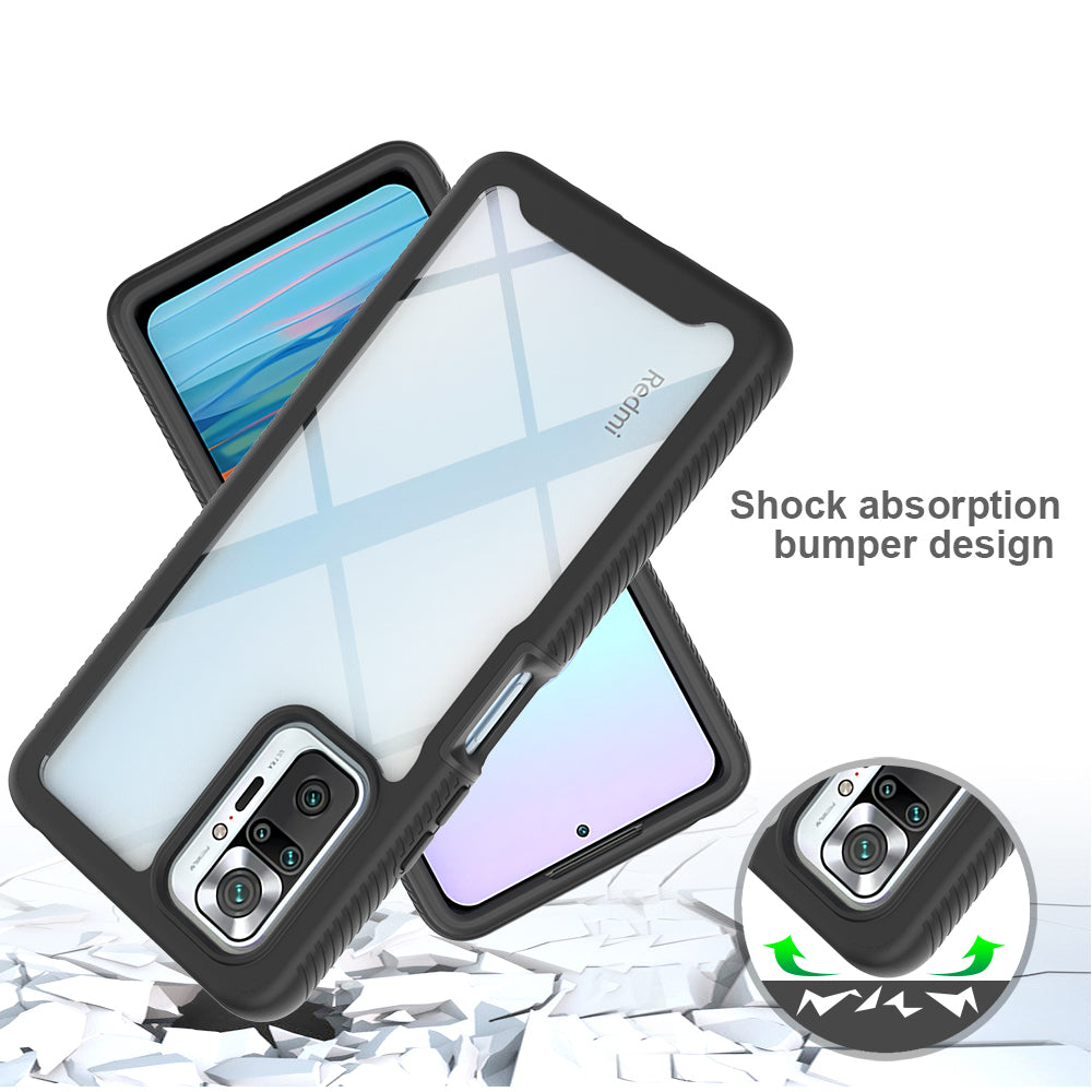 TPU + PC Hybrid Case for Xiaomi Redmi Note 10 Pro / Note 10 Pro Max Mobile Phone Protector Cover