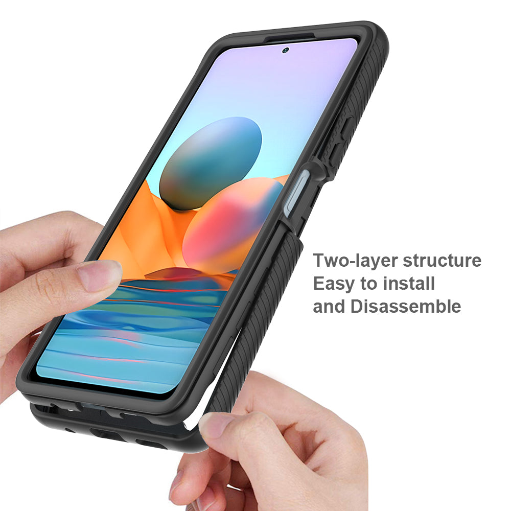 TPU + PC Hybrid Case for Xiaomi Redmi Note 10 Pro / Note 10 Pro Max Mobile Phone Protector Cover